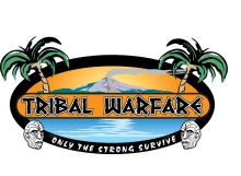 Tribal Warfare logo – "Only the Strong Survive"